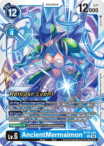 AncientMermaimon [BT18-029 U] [Release Special Booster 2.0 Celebration Event Cards] Foil