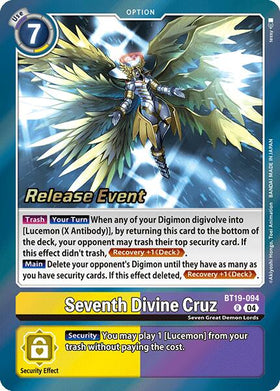 Seventh Divine Cruz [BT19-094 R] [Release Special Booster 2.0 Celebration Event Cards] Foil