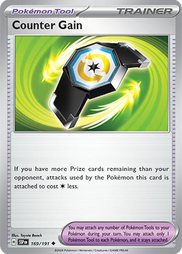Counter Gain [169/191] - (Surging Sparks) Reverse Holofoil