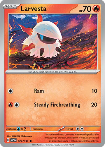 Larvesta [024/191] - (Surging Sparks)