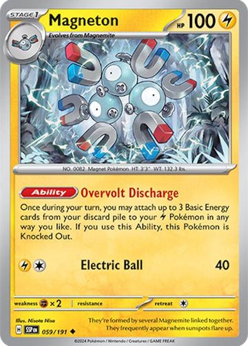 Magneton [059/191] - (Surging Sparks) Reverse Holofoil