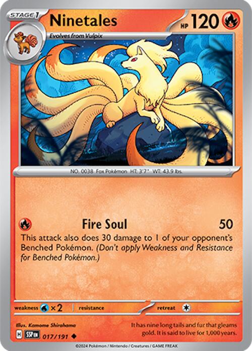 Ninetales [017/191] - (Surging Sparks) Reverse Holofoil