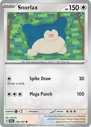 Snorlax [144/191] - (Surging Sparks)