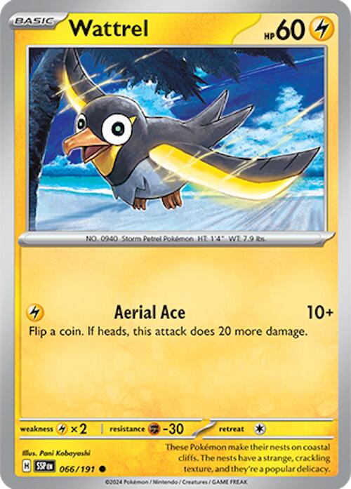 Wattrel [066/191] - (Surging Sparks) Reverse Holofoil
