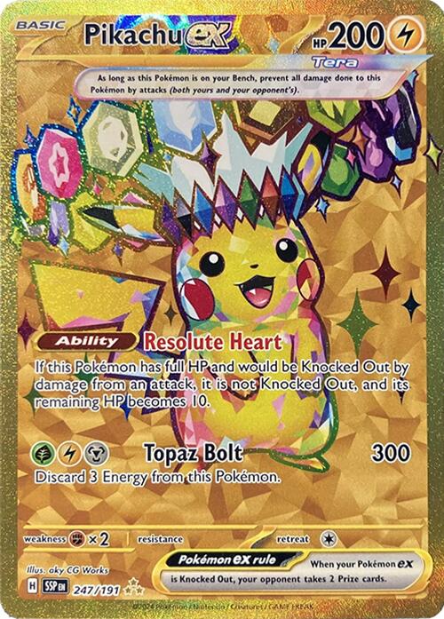 Pikachu ex - 247/191 [247/191] - (Surging Sparks) Holofoil