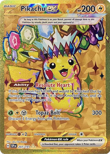 Pikachu ex - 247/191 [247/191] - (Surging Sparks) Holofoil