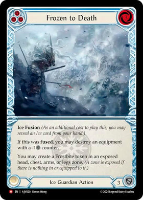 Frozen to Death [AJV020] [Armory Deck: Jarl Vetreidi] Rainbow Foil