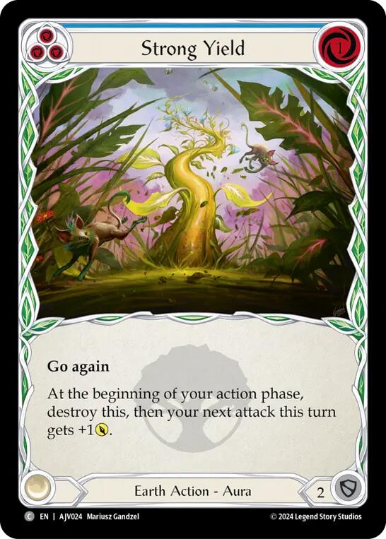 Strong Yield (Blue) [AJC024] [Armory Deck: Jarl Vetreidi]