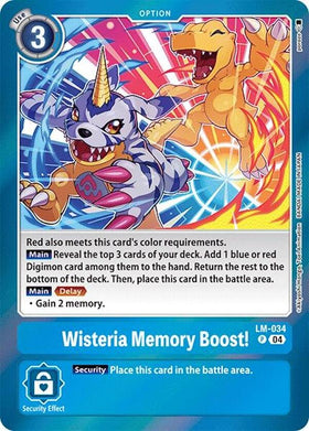 Wisteria Memory Boost! [LM-034 P] [Special Limited Set] Foil