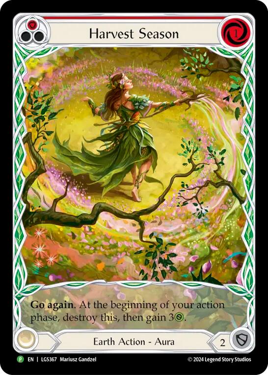 Harvest Season (Red) - LGS367 [LGS367] [Rosetta] Rainbow Foil