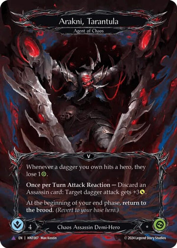 Arakni, Tarantula (Marvel) [HNT007] [The Hunted] Cold Foil