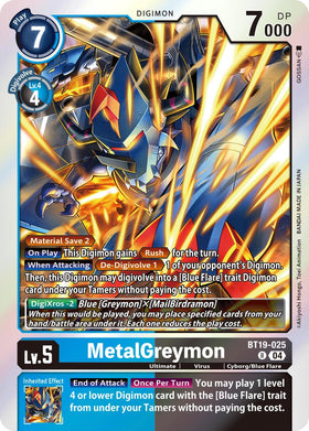 MetalGreymon [BT19-025 R] [Release Special Booster 2.5] Foil