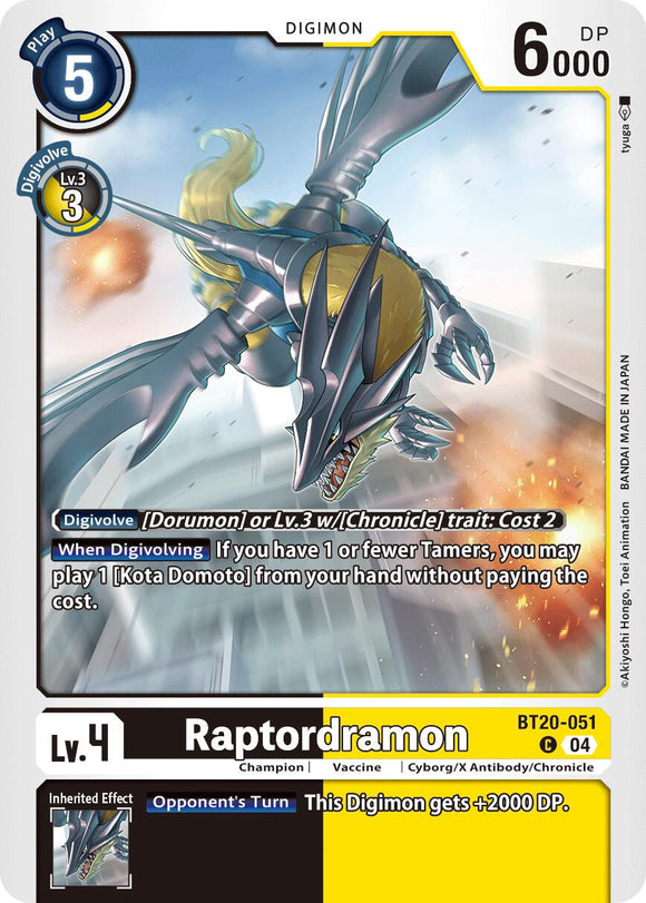 Raptordramon [BT20-051 C] [Release Special Booster 2.5]