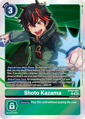 Shoto Kazama [BT20-085 R] [Release Special Booster 2.5] Foil