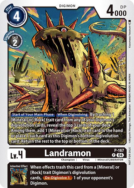 Landramon (Store Tournament 2025 Vol.1 Participation Pack) [P-167 P] [Digimon Promotion Cards]