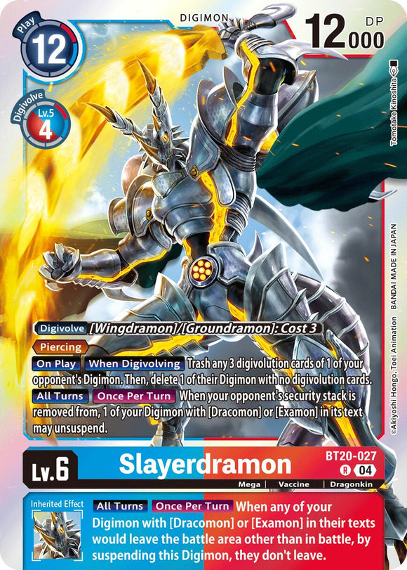Slayerdramon [BT20-027 R] [Release Special Booster 2.5] Foil