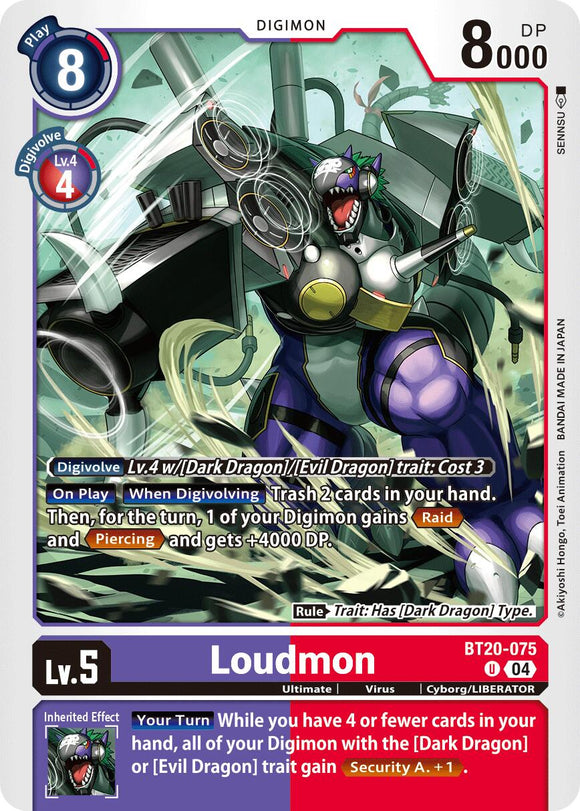 Loudmon [BT20-075 U] [Release Special Booster 2.5]