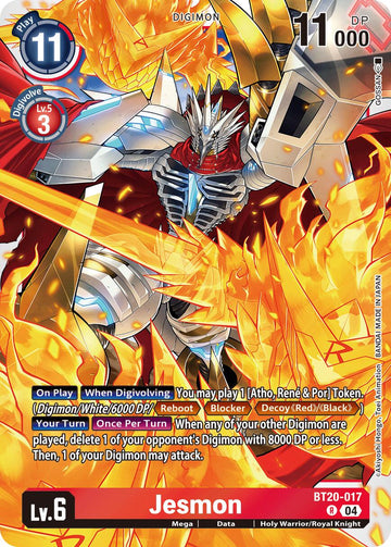 Jesmon [BT20-017 R] [Release Special Booster 2.5] Foil