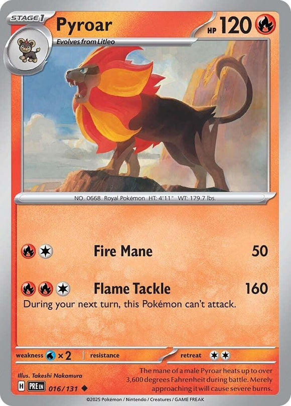 Pyroar [016/131] [Prismatic Evolutions]