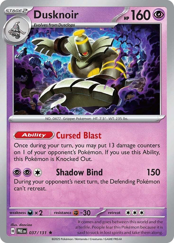 Dusknoir [037/131] - (Prismatic Evolutions) Holofoil