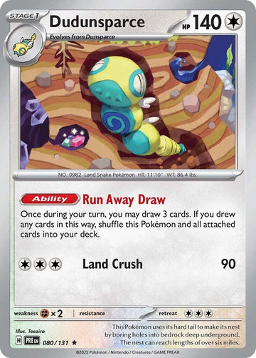 Dudunsparce [080/131] [Prismatic Evolutions] Reverse Holofoil