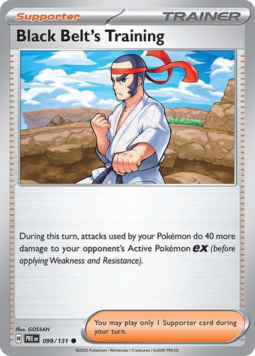 Black Belt's Training - 099/131 [099/131] [Prismatic Evolutions] Reverse Holofoil