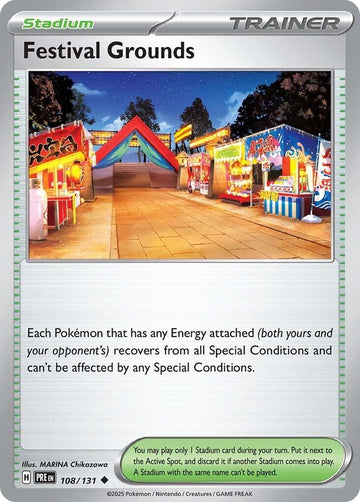 Festival Grounds [108/131] [Prismatic Evolutions] Reverse Holofoil