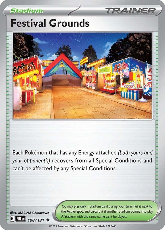 Festival Grounds [108/131] [Prismatic Evolutions] Reverse Holofoil