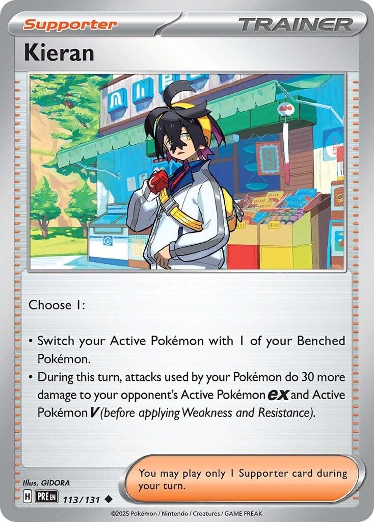 Kieran - 113/131 [113/131] [Prismatic Evolutions] Reverse Holofoil