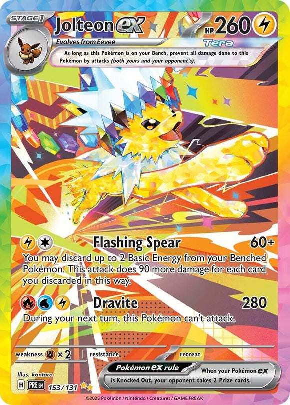 Jolteon ex [153/131] - (Prismatic Evolutions) Holofoil