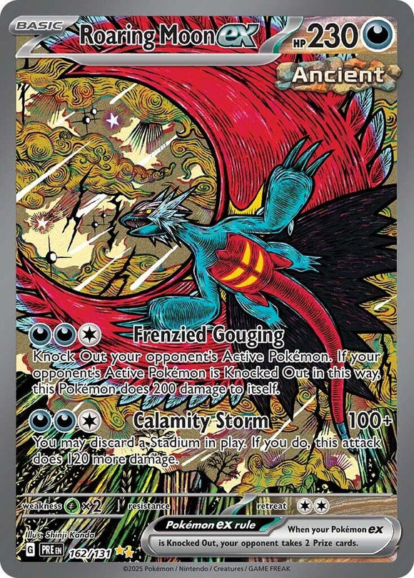 Roaring Moon ex [162/131] [Prismatic Evolutions] Holofoil
