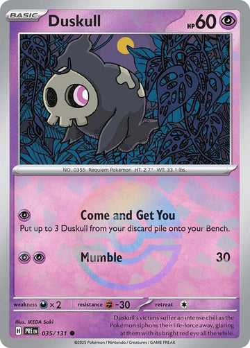 Duskull (Poke Ball Pattern) [035/131] - (Prismatic Evolutions) Holofoil