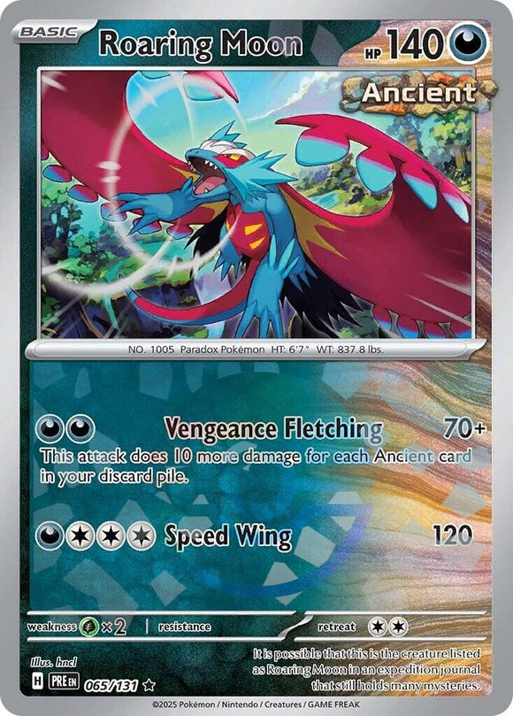 Roaring Moon (Poke Ball Pattern) [065/131] - (Prismatic Evolutions) Holofoil