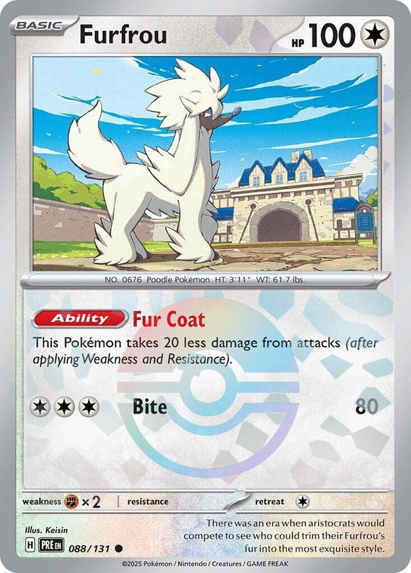 Furfrou (Poke Ball Pattern) [088/131] - (Prismatic Evolutions) Holofoil