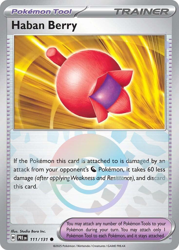 Haban Berry (Poke Ball Pattern) [111/131] [Prismatic Evolutions] Holofoil