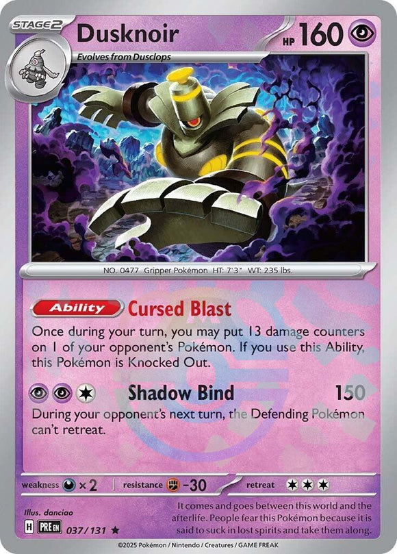 Dusknoir (Master Ball Pattern) [037/131] - (Prismatic Evolutions) Holofoil