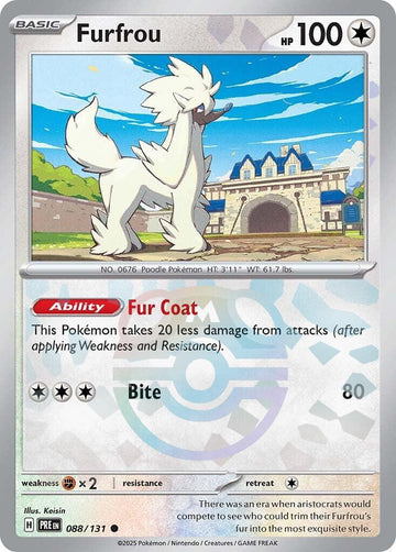 Furfrou (Master Ball Pattern) [088/131] - (Prismatic Evolutions) Holofoil