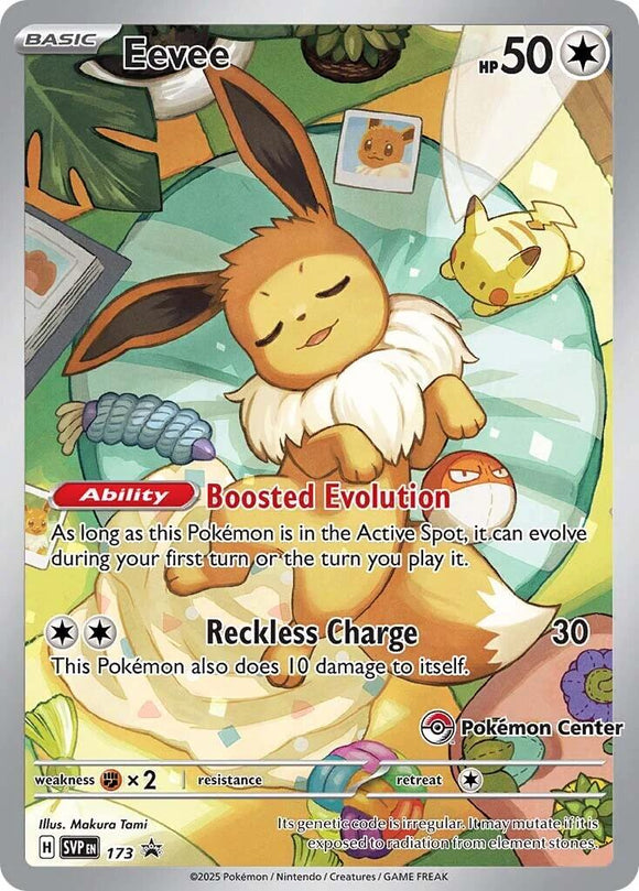 Eevee - 173 (Pokemon Center Exclusive) [173] - (SV Scarlet & Violet Promo Cards) Holofoil