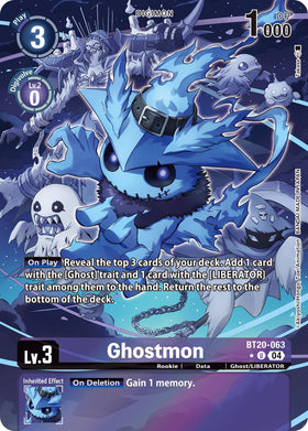 Ghostmon (Alternate Art) [BT20-063 U] [Release Special Booster 2.5] Foil