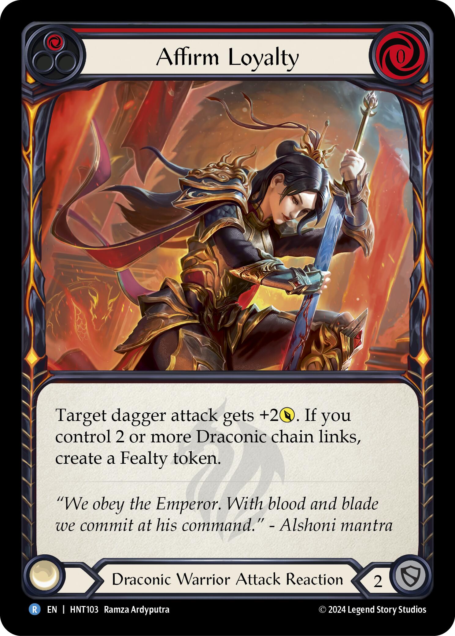 Affirm Loyalty (Red) [HNT103] [The Hunted]
