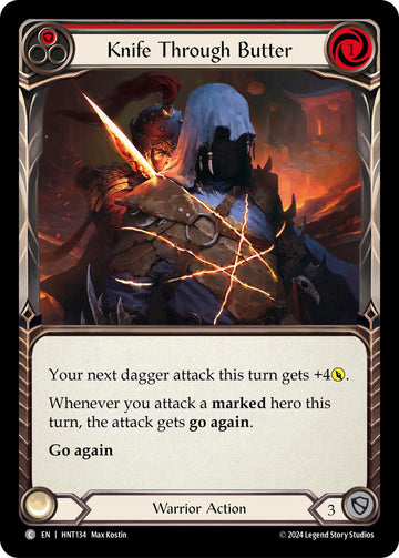 Knife through Butter (Red) [HNT134] [The Hunted] Rainbow Foil