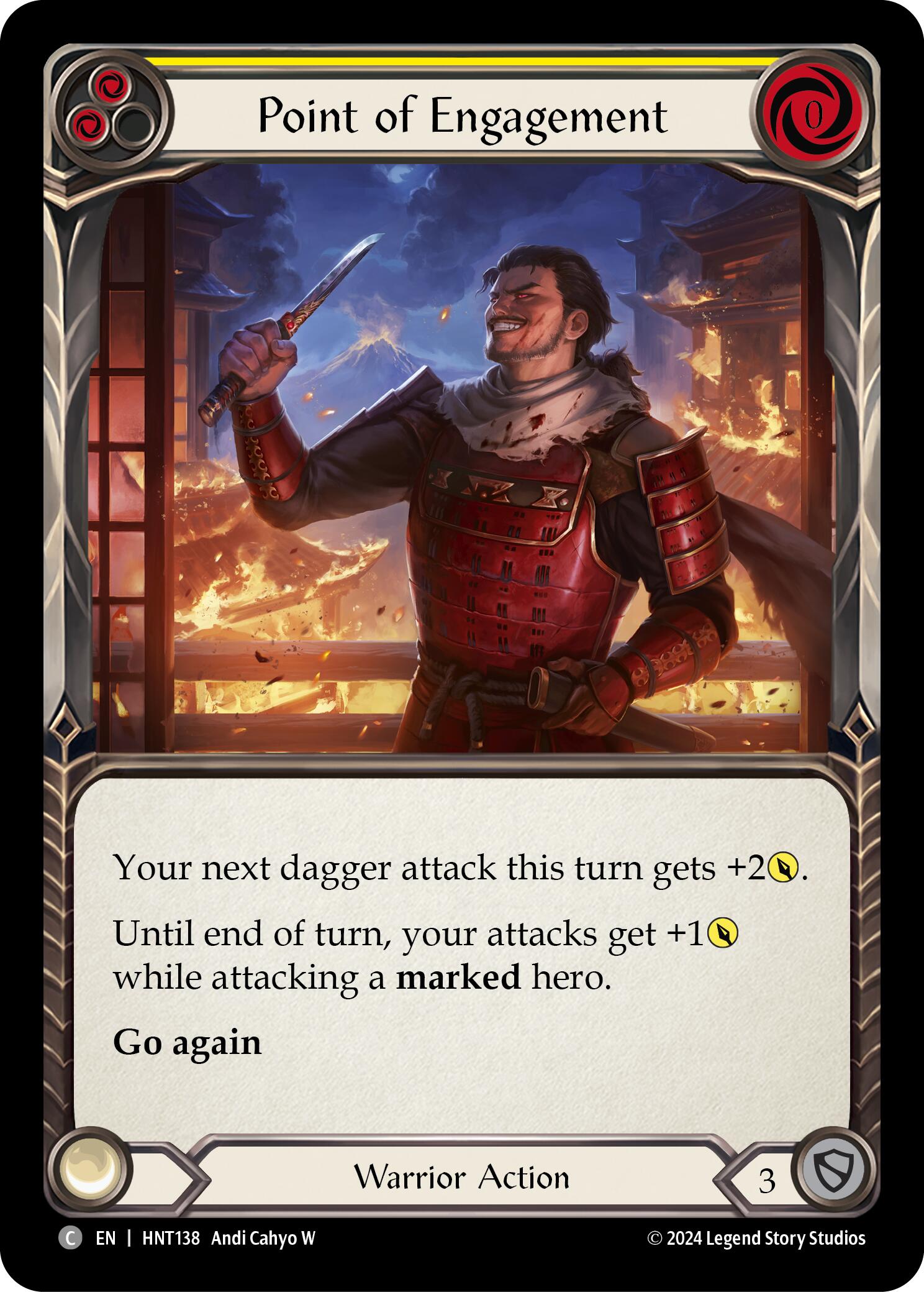 Point of Engagement (Yellow) [HNT138] [The Hunted] Rainbow Foil