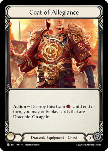 Coat of Allegiance [HNT148] [The Hunted] Cold Foil