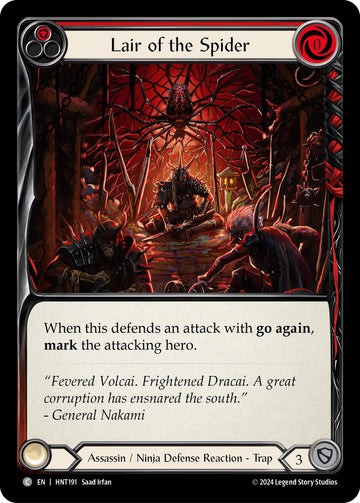Lair of the Spider (Red) [HNT191] [The Hunted] Rainbow Foil