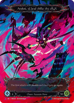 Arakni, 5L!p3d 7hRu 73h cR4X (Marvel) [HNT261] (The Hunted) Cold Foil