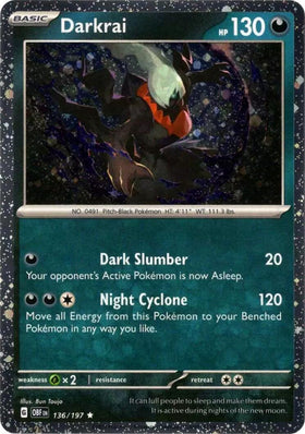Darkrai (Cosmos Holo) [136/197] [Miscellaneous Cards & Products] Holofoil