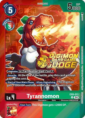 Tyrannomon (Judge Pack 2025 Wave 1) [EX8-011 R] [Chain of Liberation] Foil