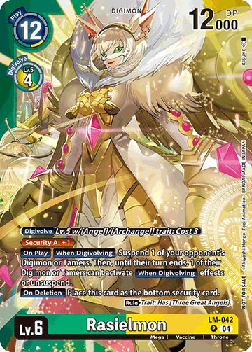 Rasielmon (Limited Card Pack) [LM-042 P] [World Convergence] Foil