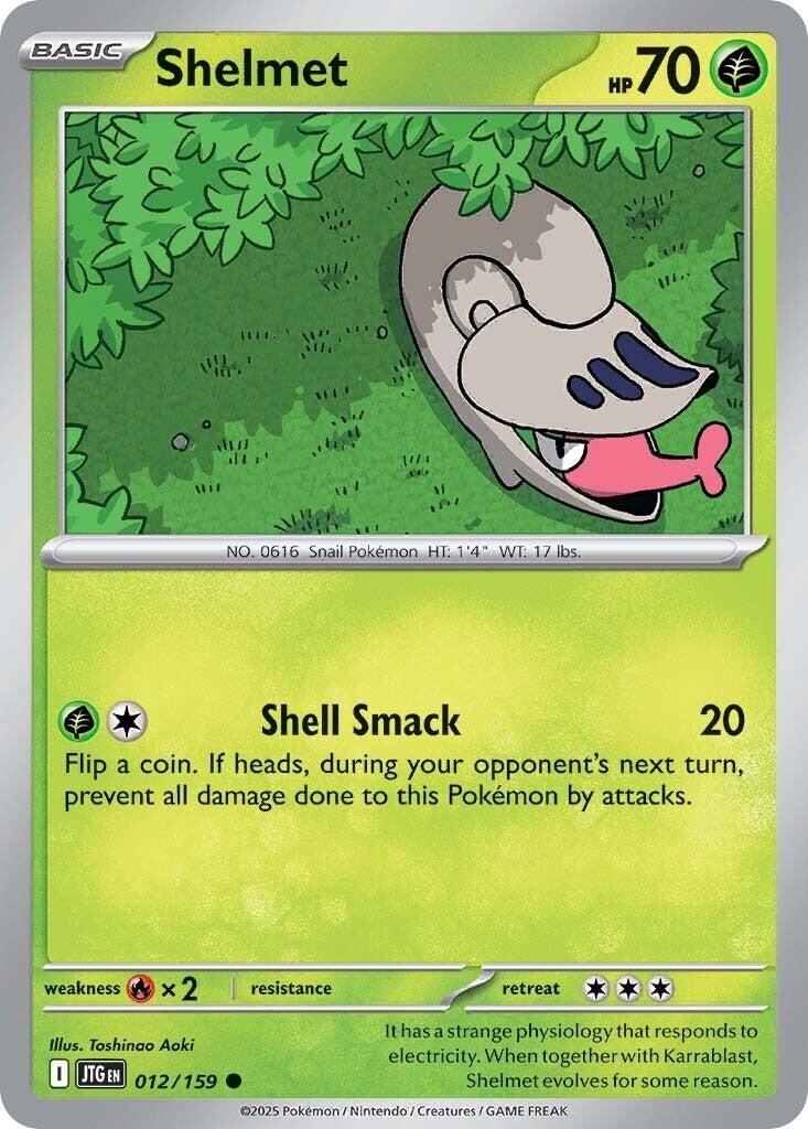 Shelmet [012/159] [Journey Together] Reverse Holofoil