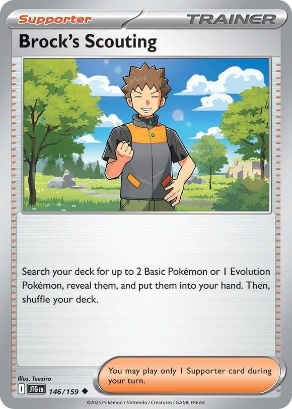 Brock's Scouting - 146/159 [146/159] [Journey Together] Reverse Holofoil